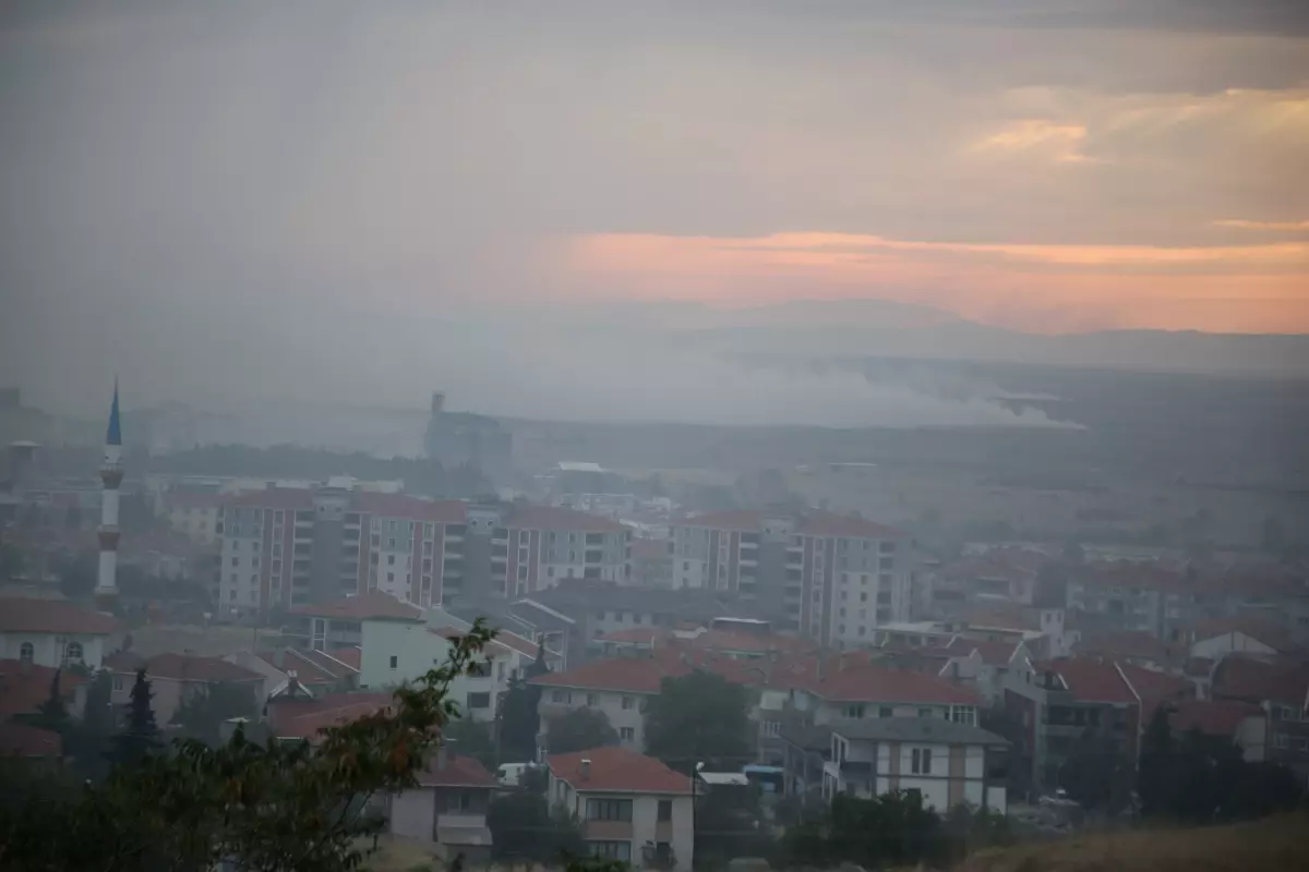 Edirne’de Anız Yangınları Hava Kalitesini Düşürdü