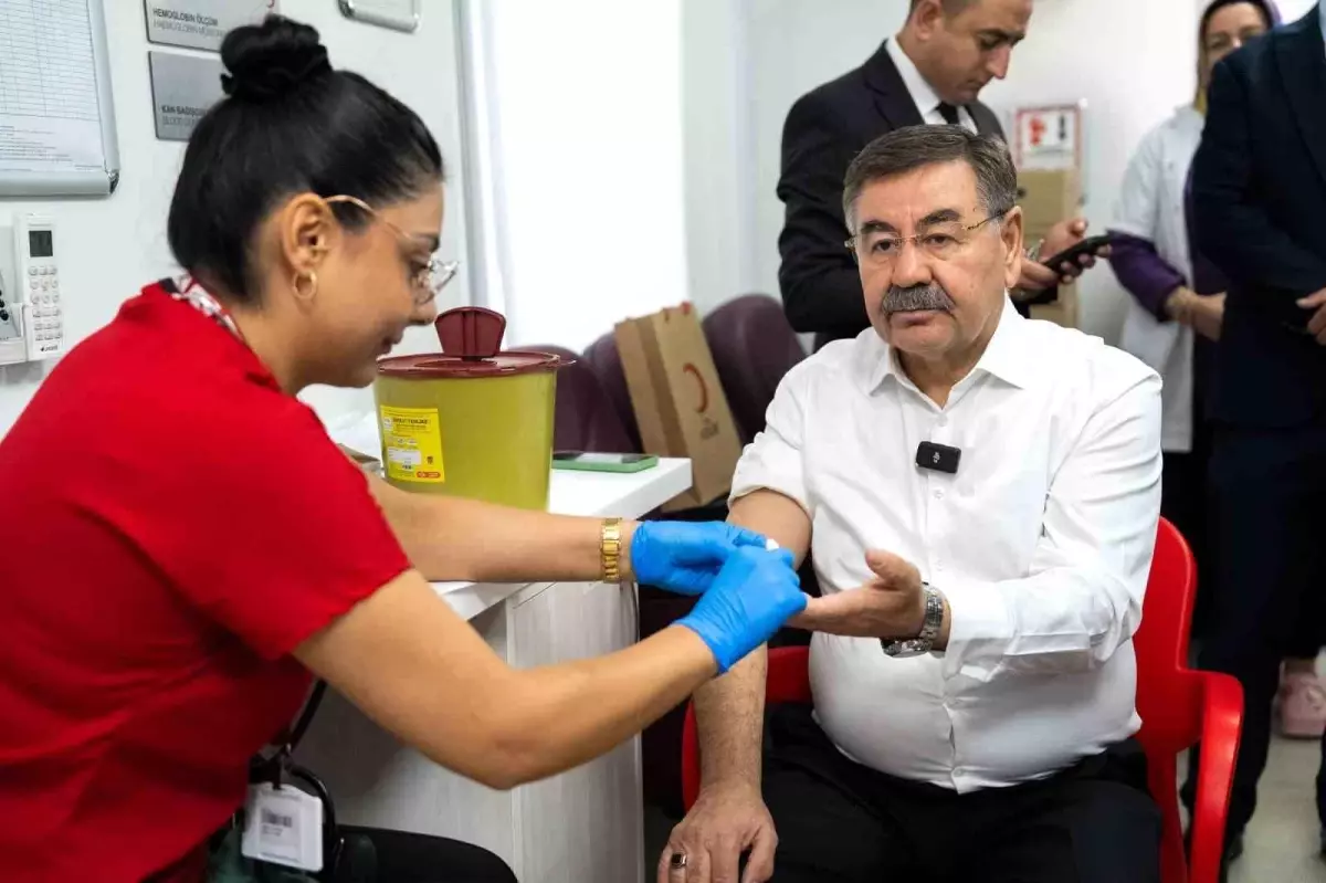 Gölbaşı Belediye Başkanı Yakup Odabaşı Kan Bağışı Kampanyasına Destek Verdi