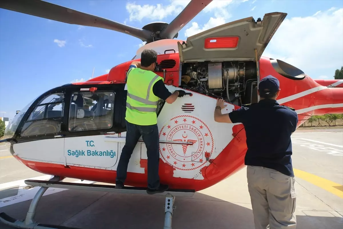 Hava Ambulansı ile 126 Hasta Nakledildi